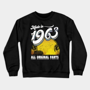 Made in 1963 All Original Parts Crewneck Sweatshirt